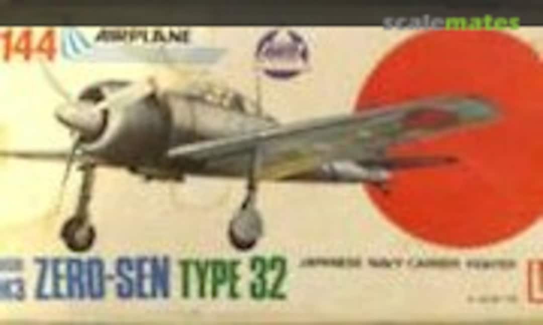 1:144 Mitsubishi A6M3 Zero (AHM K-409)