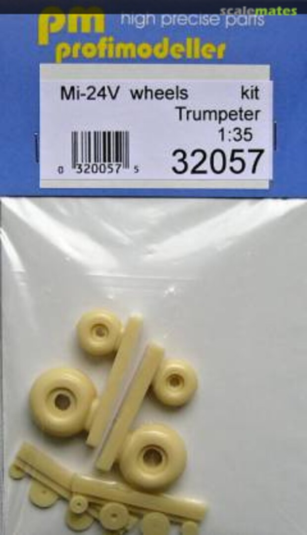 Boxart Mi-24V wheels set - big deformation (TRUMP) 32057 Profimodeller