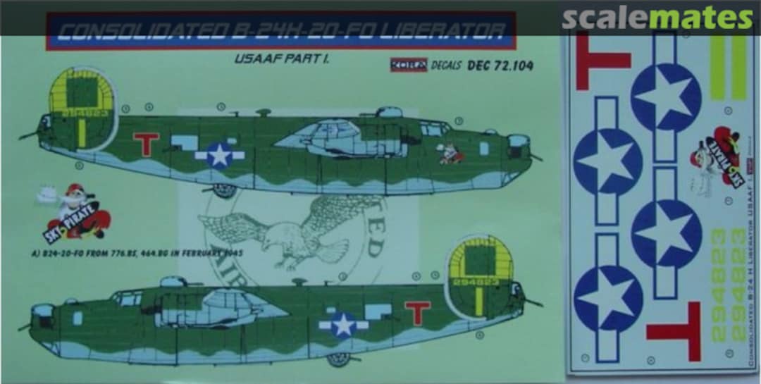 Boxart Consolidated B-24 Liberator H DEC72104 Kora Models