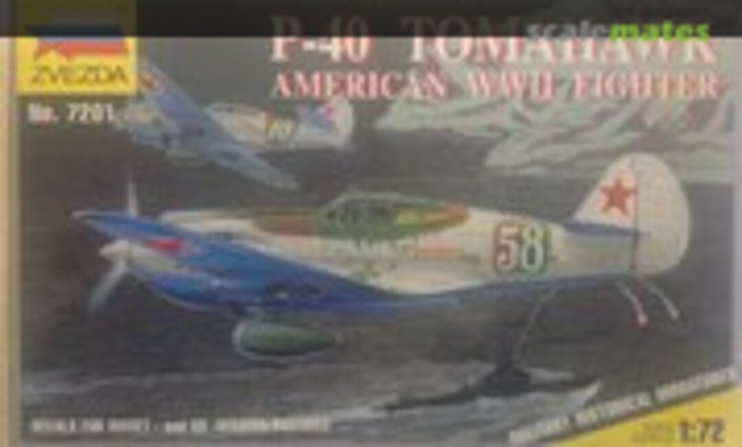 1:72 P-40 Tomahawk (Zvezda 7201)