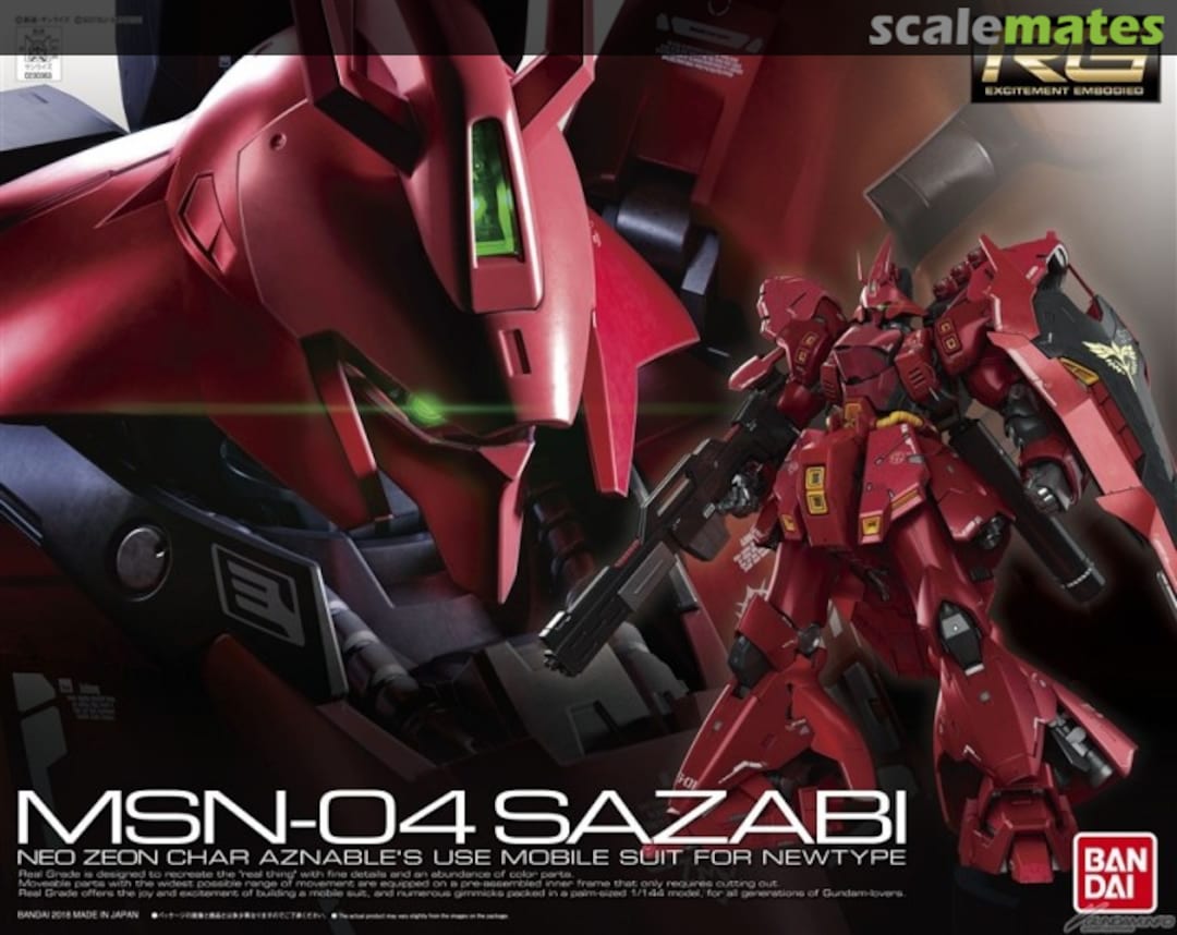 Boxart MSN-04 Sazabi 0230363 Bandai