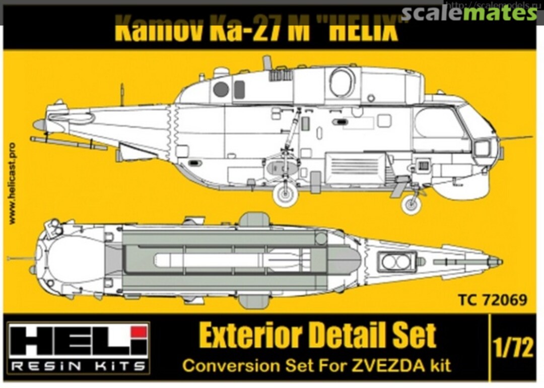 Boxart Kamov Ka-27M ''Helix'' TC72069 HELI Resin Kits