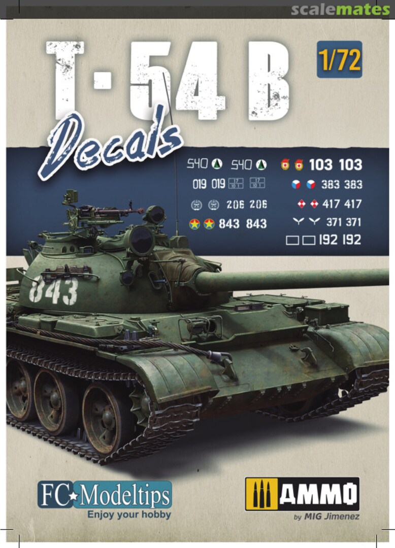 Boxart T-54B in the world 72203 FC Modeltips