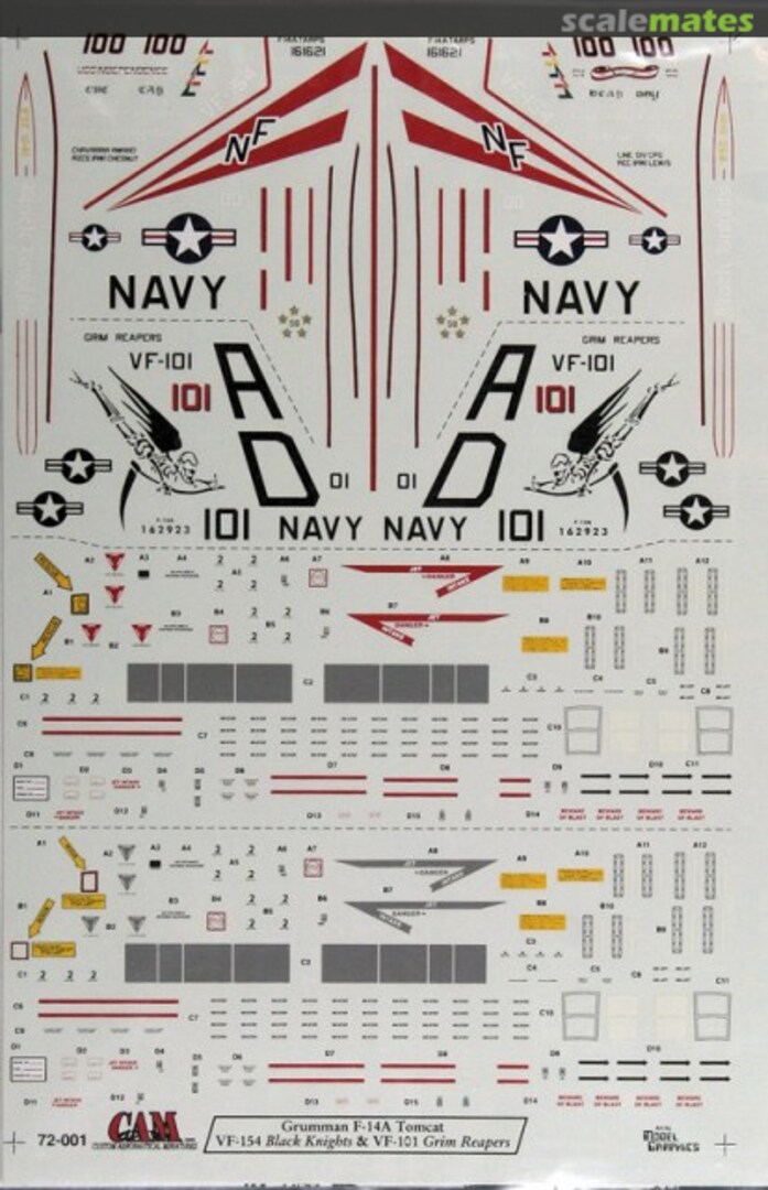 Boxart Grumman F-14A Tomcat 72-001 CAM