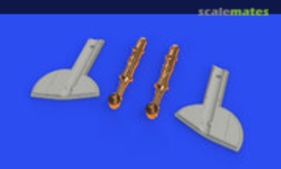 1:48 Spitfire Mk.Va/b undercarriage legs BRONZE (Eduard 648670)