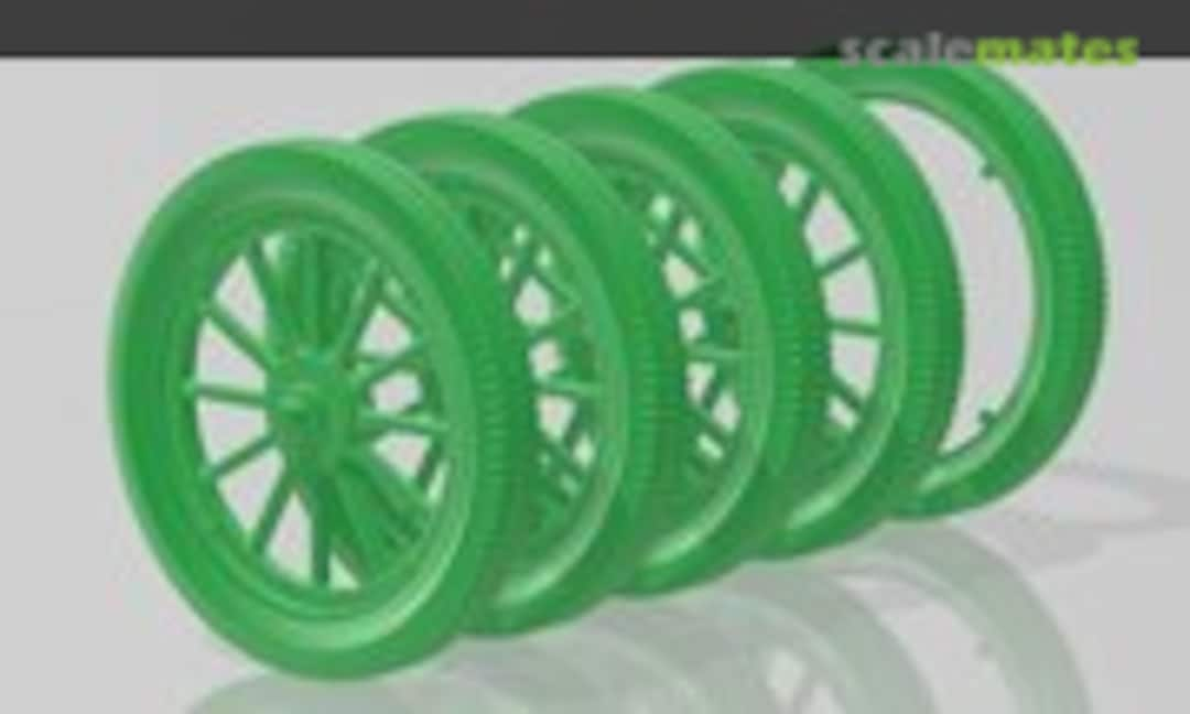 1:35 Wheel set for Ford T (denisssmodels.ru DMS-35024)