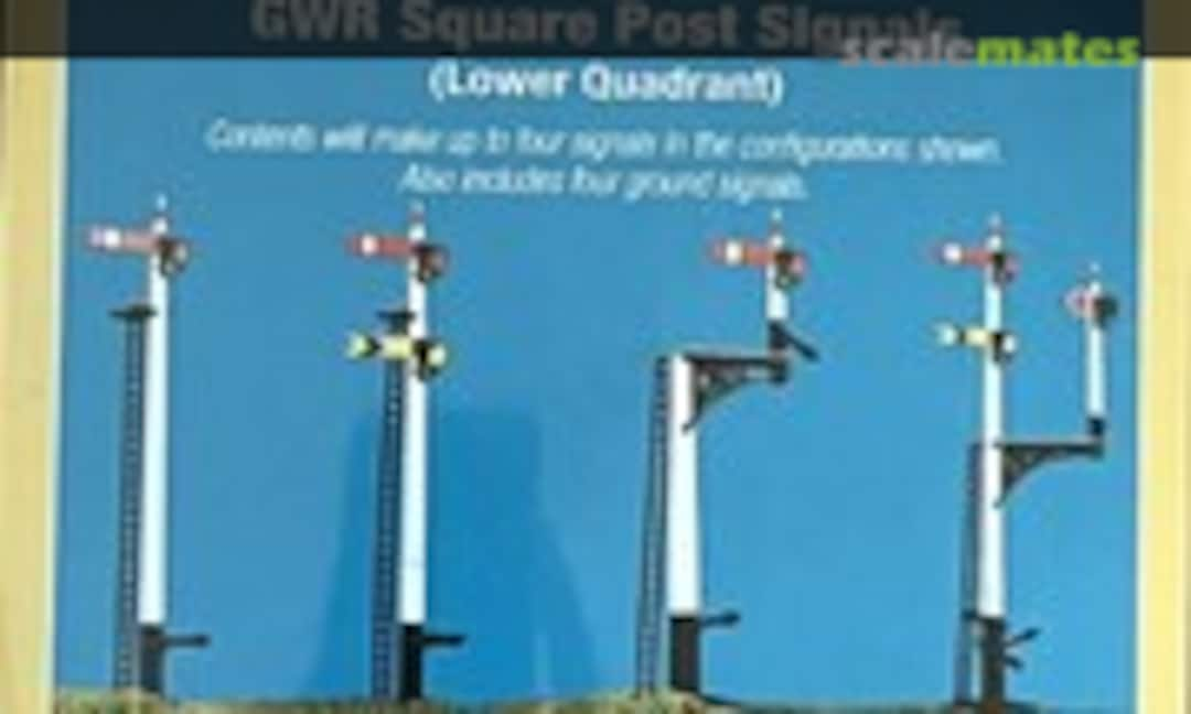 GWR Square Post Signals (Ratio Plastic Models 466)