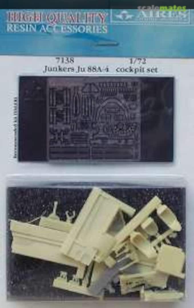 Boxart Ju 88A-4 cockpit set 7138 Aires