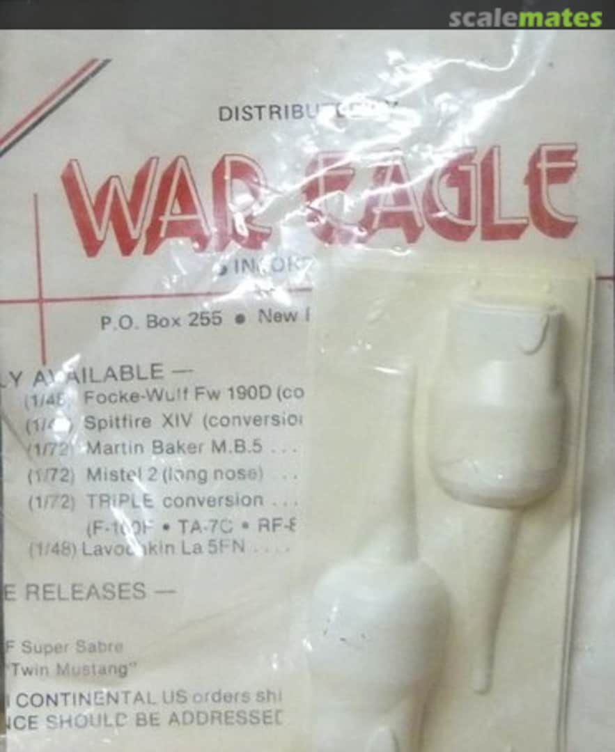 Boxart Mistel 2 long nose Vacuform conversion  War Eagle