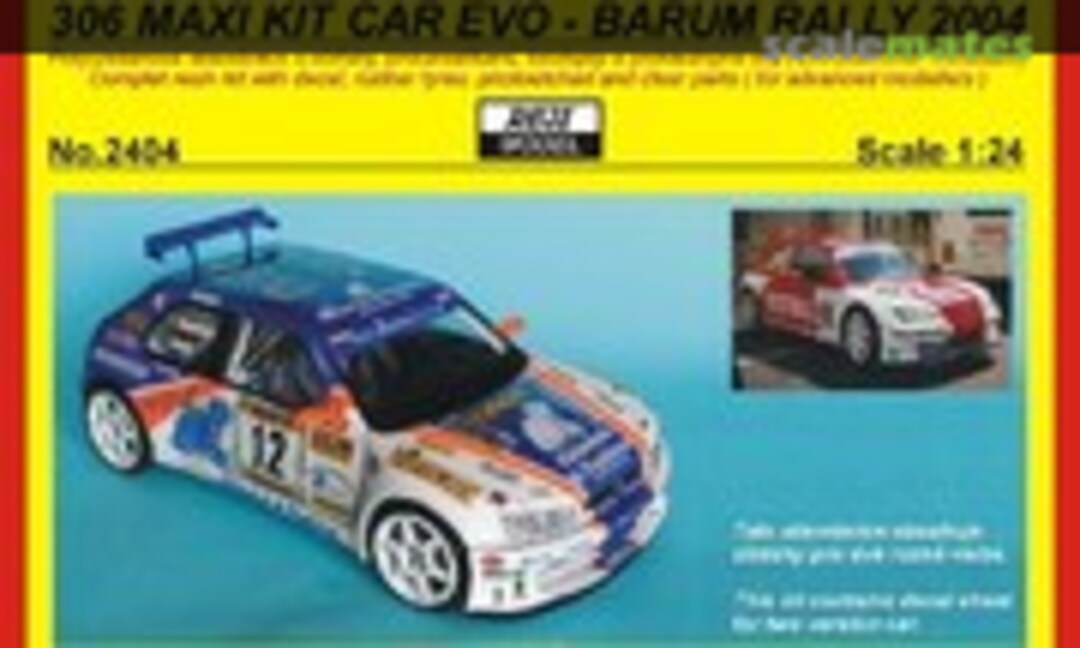 Peugeot 306 Maxi Kit Car Evo Total (REJI Model 2404)