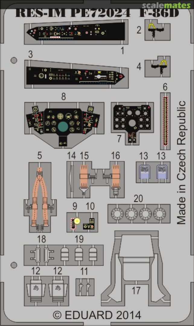 Boxart F-86D PE72024 RES-IM