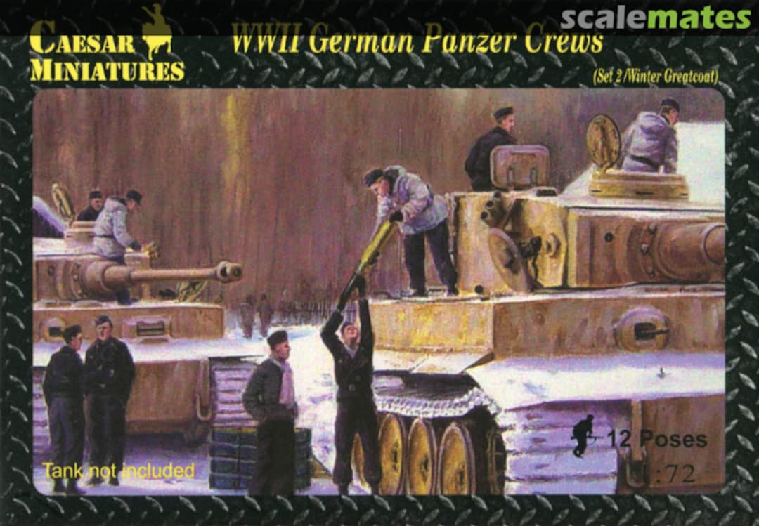 Boxart WWII German Panzer Crews HB05 Caesar Miniatures