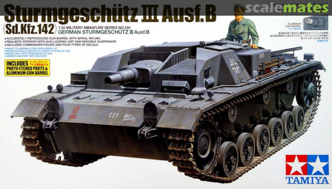 Boxart Sturmgeschütz III Ausf. B 35281 Tamiya