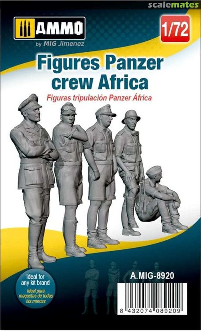 Boxart Figures Panzer Crew Africa A.MIG-8920 Ammo by Mig Jimenez