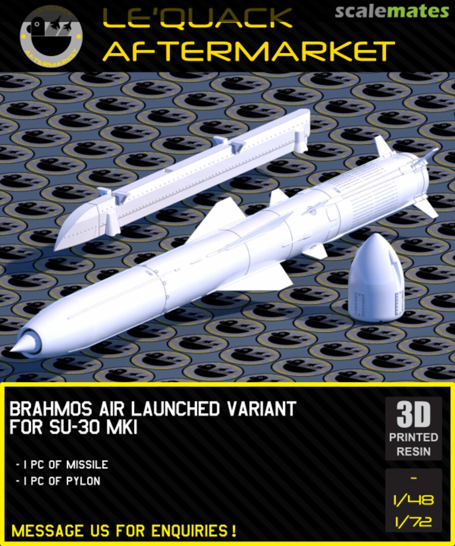 Boxart Brahmos Air-Launched Variant 1/48 LAG-048001 Le'Quack Aftermarket