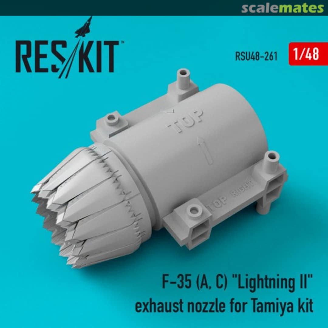 Boxart F-35A/C Lightning II exhaust nozzle RSU48-0261 ResKit