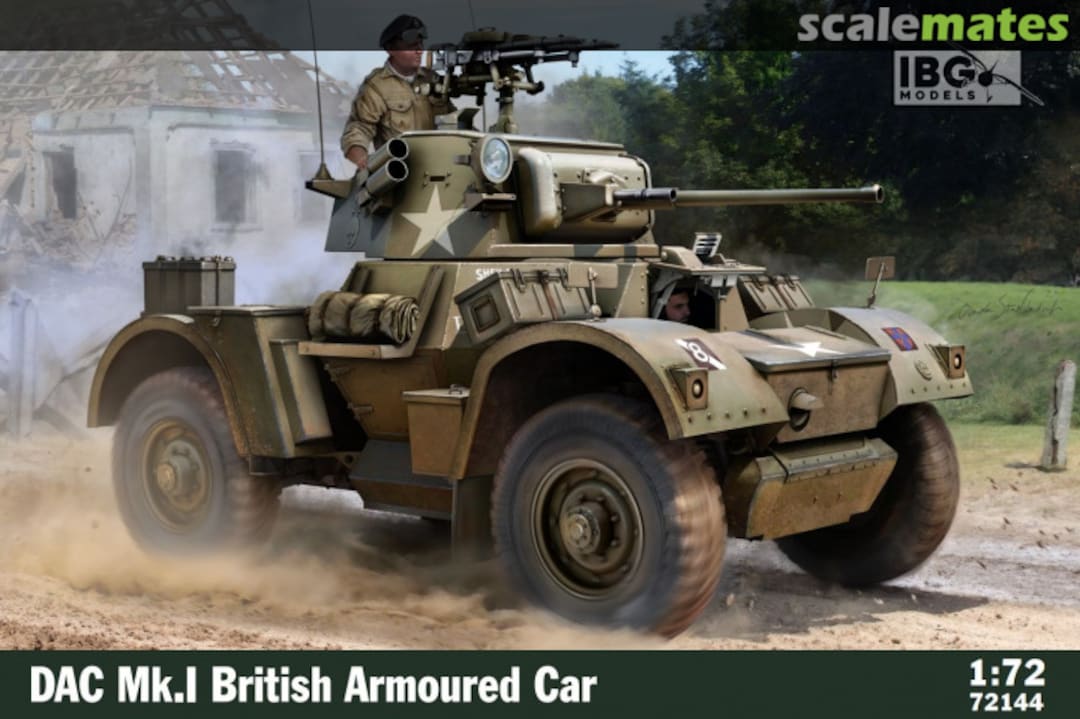 Boxart Daimler Armoured Car Mk.I 72144 IBG Models