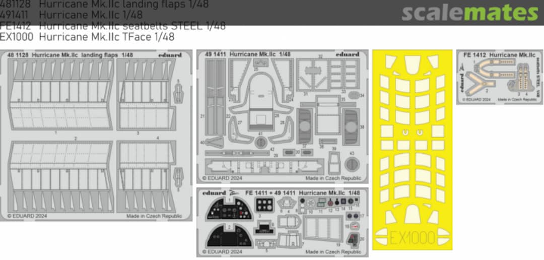 Boxart Hurricane Mk.IIc detail set BIG49400 Eduard