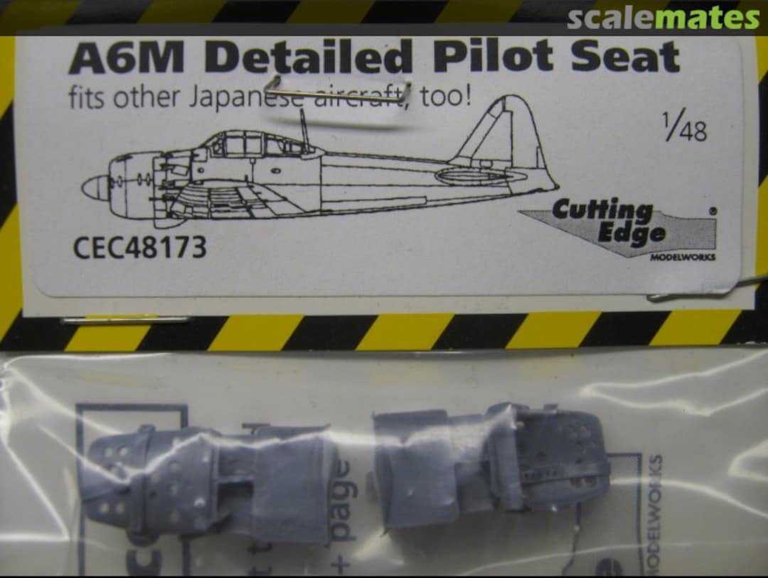 Boxart A6M Detailed Pilot Seat CEC48173 Cutting Edge Modelworks