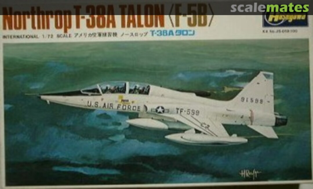 Boxart Northrop T-38A Talon (F-5B) JS-018 Hasegawa