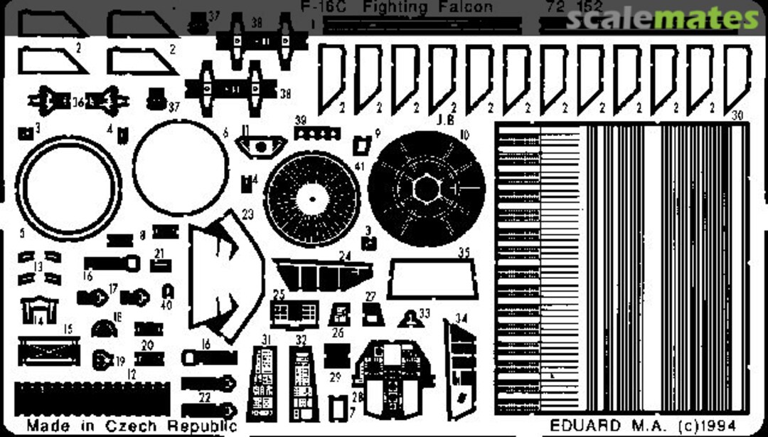 Boxart F-16C Fighting Falcon 72152 Eduard