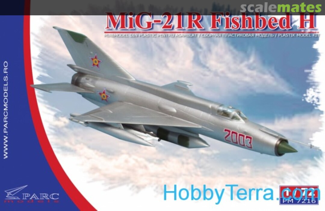 Boxart Mikoyan MiG-21R Fishbed-H PM 7216 Parc Models