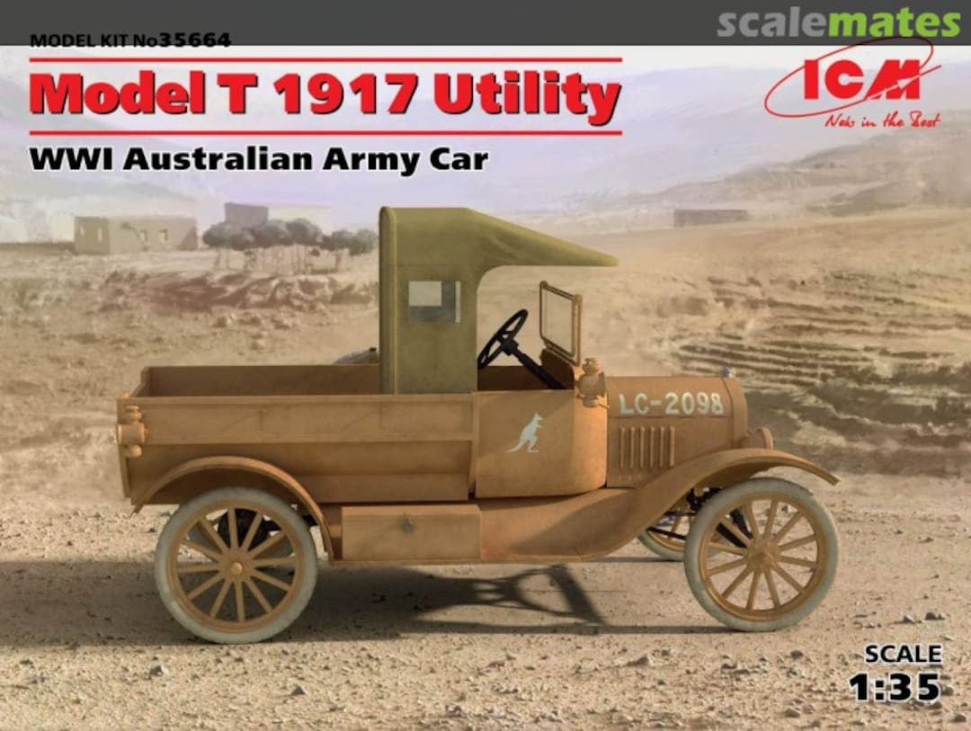 Boxart Model T 1917 Utility 35664 ICM