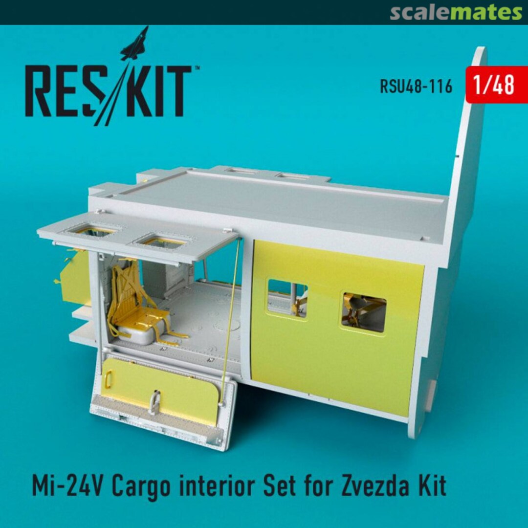 Boxart Mi-24V Hind - Cargo Interior Set RSU48-0116 ResKit