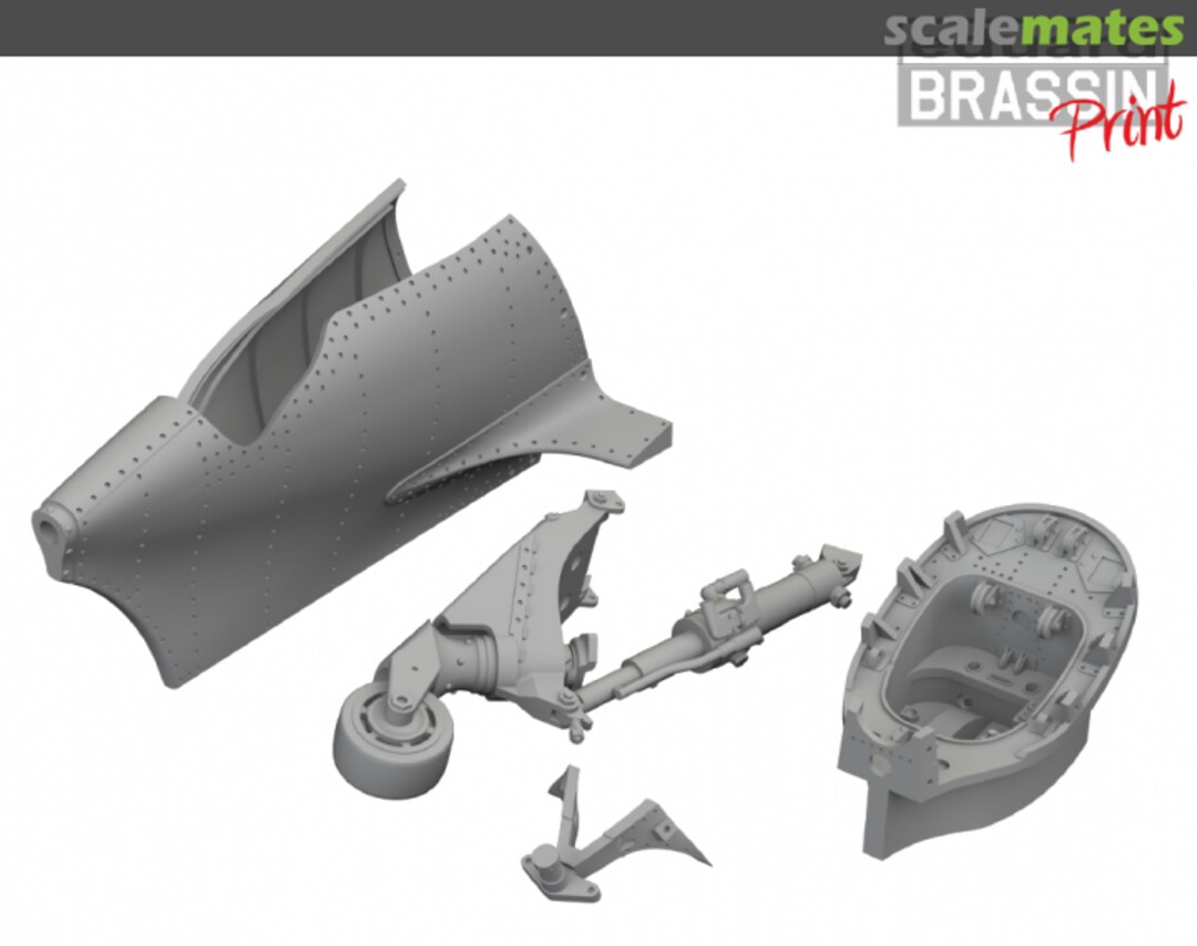 Boxart A6M3 tailwheel Brassin PRINT 648787 Eduard