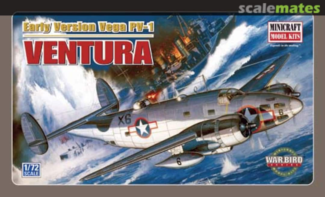 Boxart Early Version Vega PV-1 Ventura 11638 Minicraft Model Kits