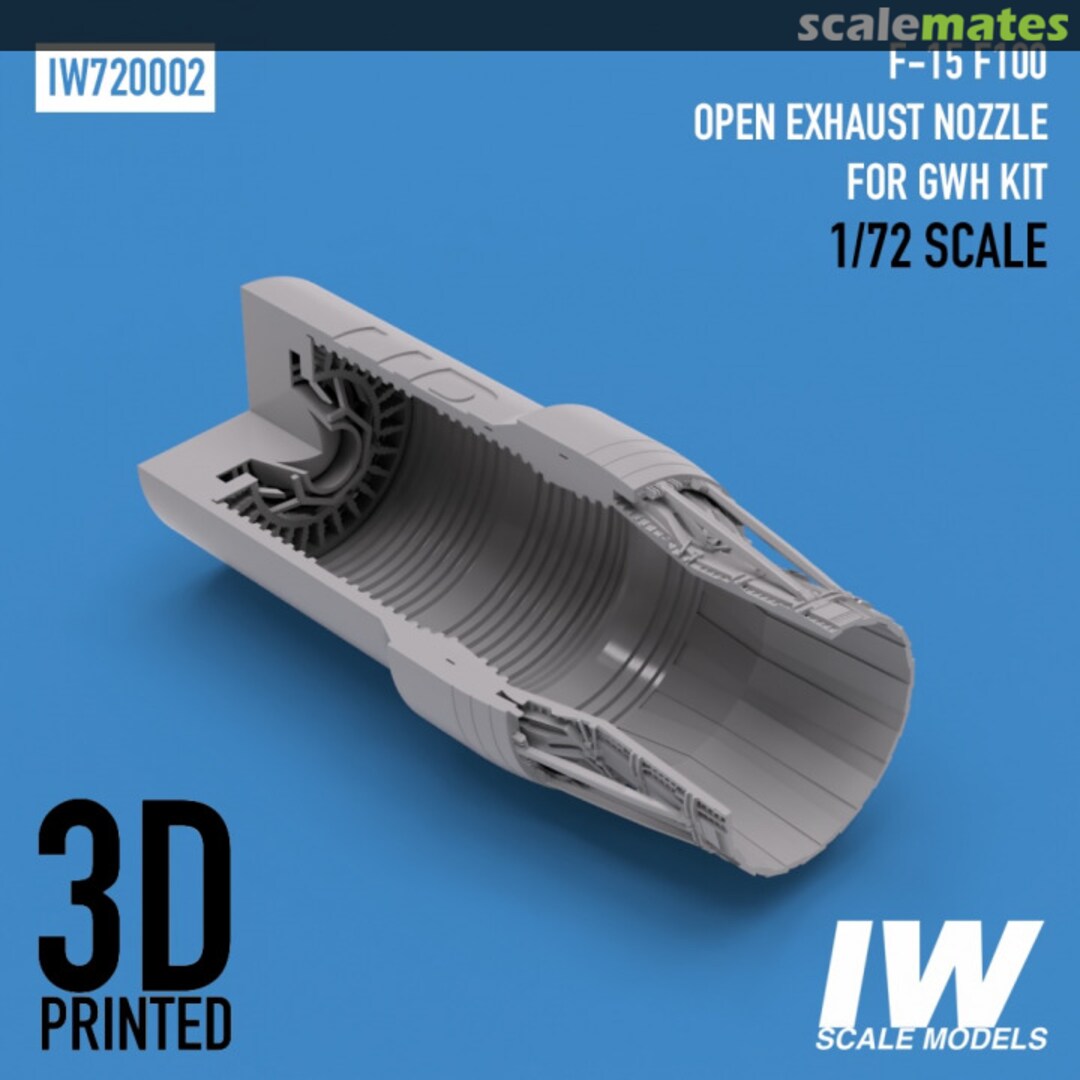 Boxart F-15 F100 Jet Engine Nozzle (Open) IW720002 IW Scale Models