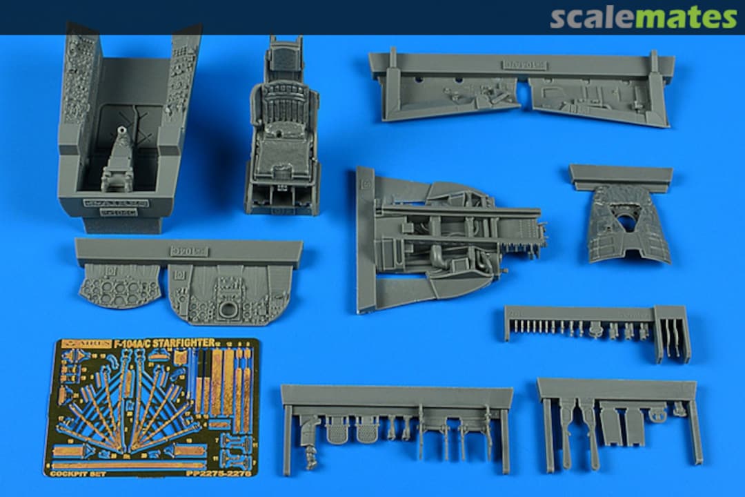 Boxart F-104C Starfighter cockpit set 2275 Aires
