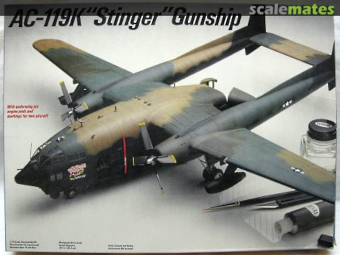 Boxart AC-119K "Stinger" Gunship 678 Testors