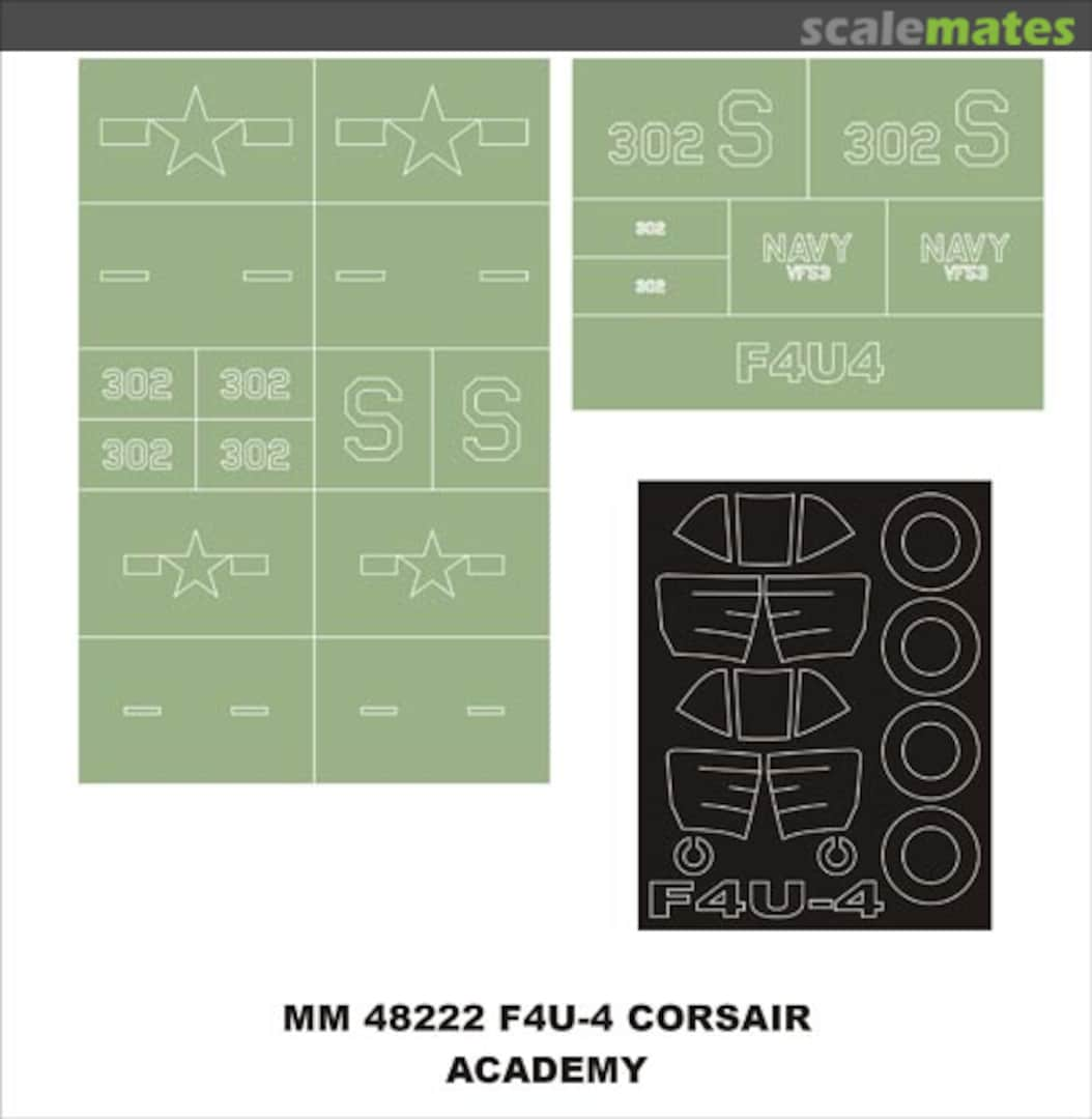 Boxart Vought F4U-4 Corsair MM48222 Montex