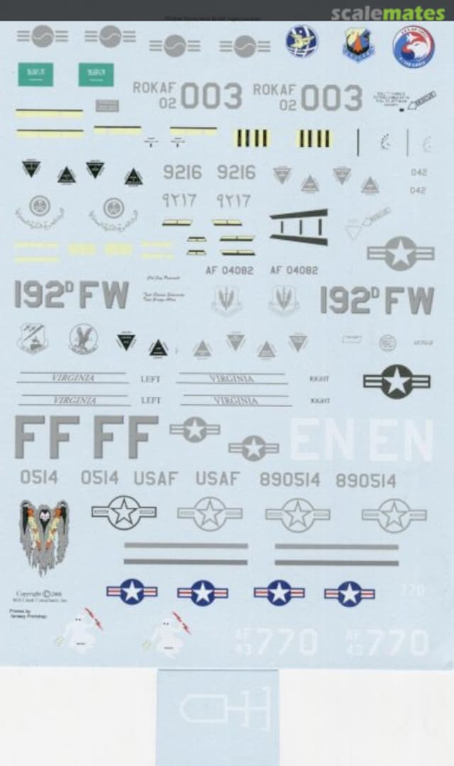 Contents Night Attackers 48-003 Wolfpak Decals