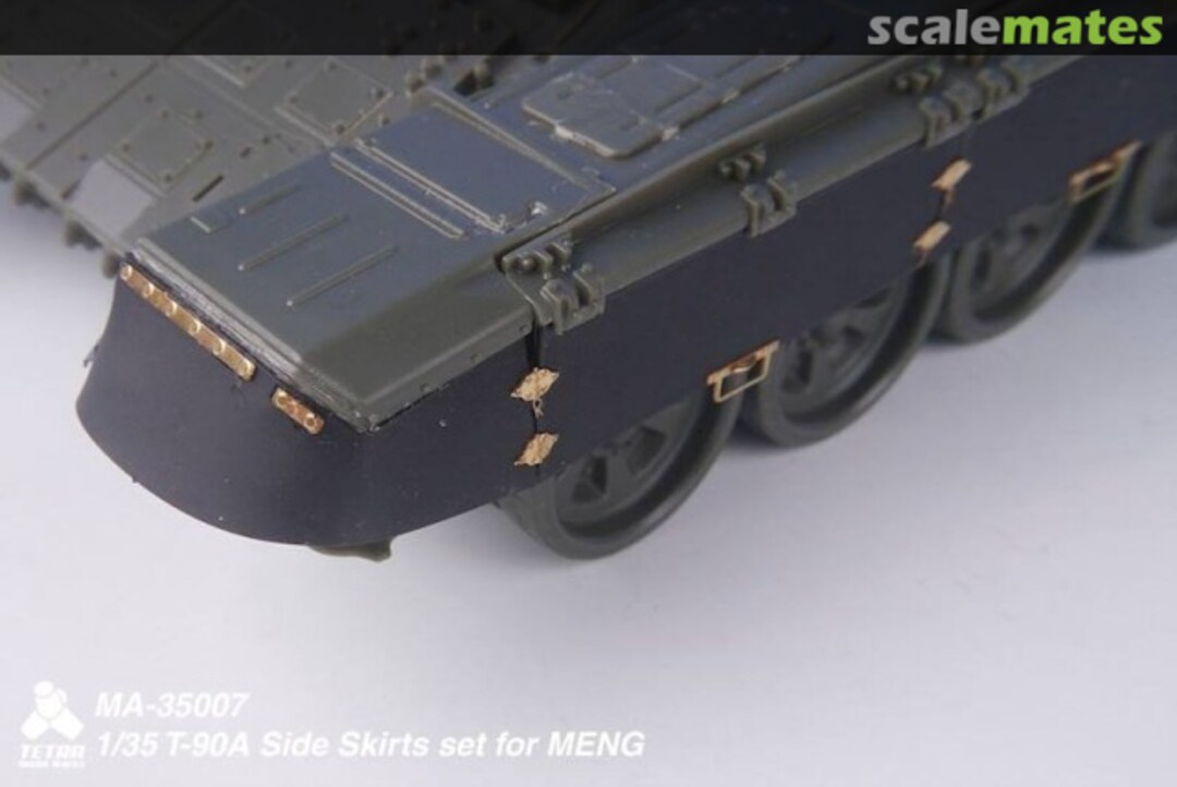 Boxart Russian T-90A Side Skirts set for MENG MA-35007 Tetra Model Works