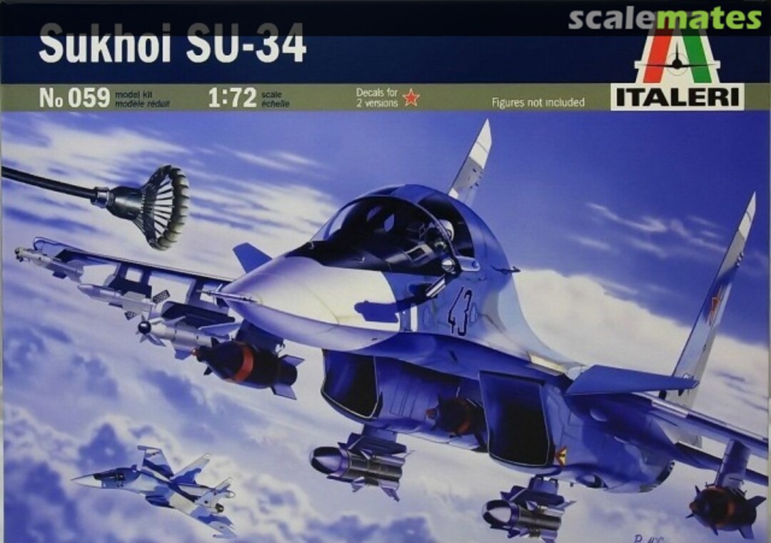 Boxart Sukhoi Su-34 059 Italeri