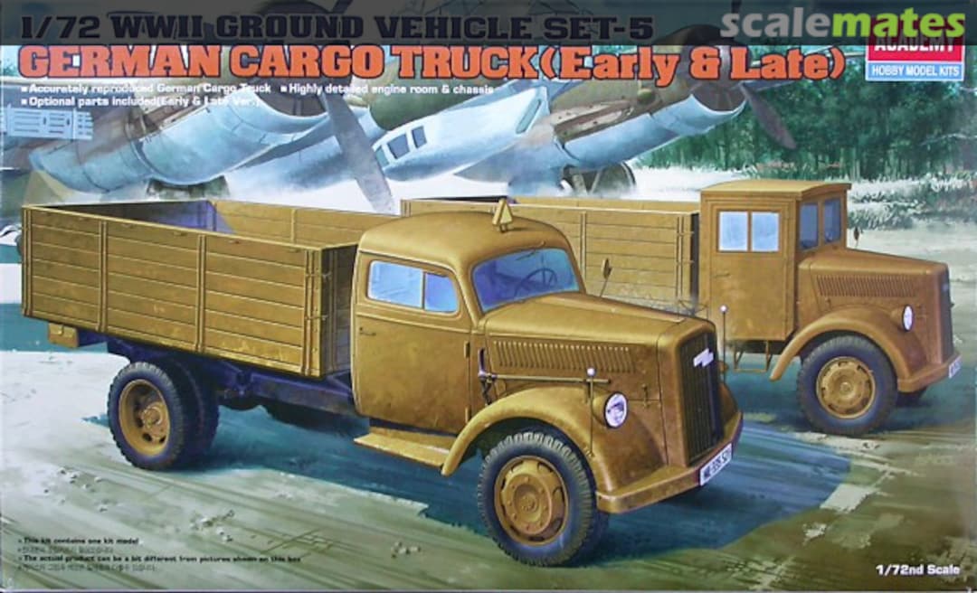 Boxart German Cargo Truck 13404 Academy