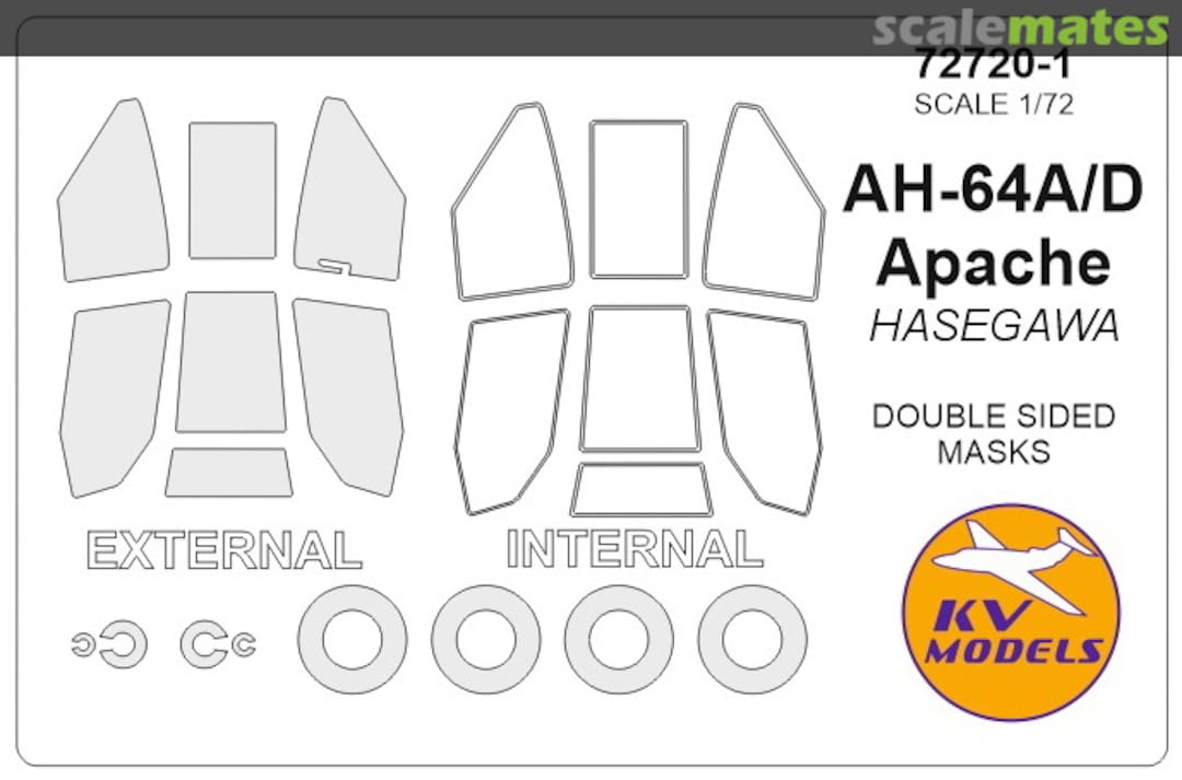 Boxart AH-64A/D Apache 72720-1 KV Models