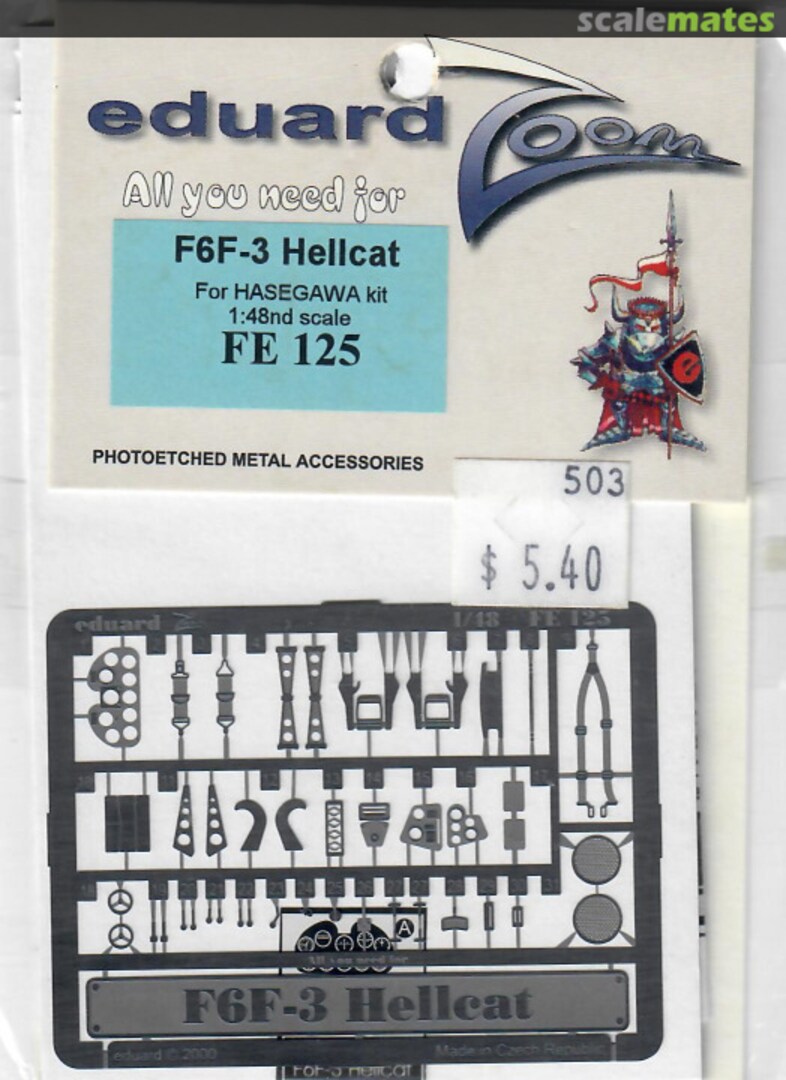 Boxart F6F-3 Hellcat FE125 Eduard