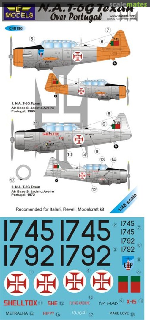 Boxart N.A. T-6G Texan C48196 LF Models