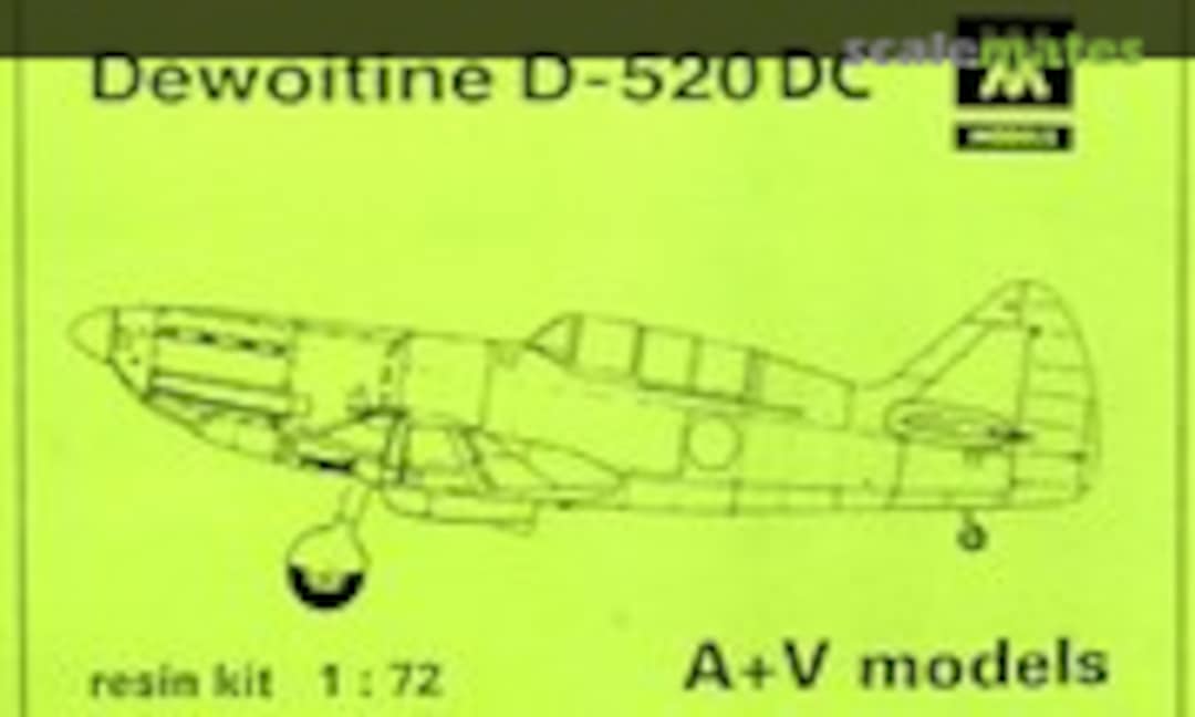 1:72 Dewoitine D.520 DC (A+V Models AV074)