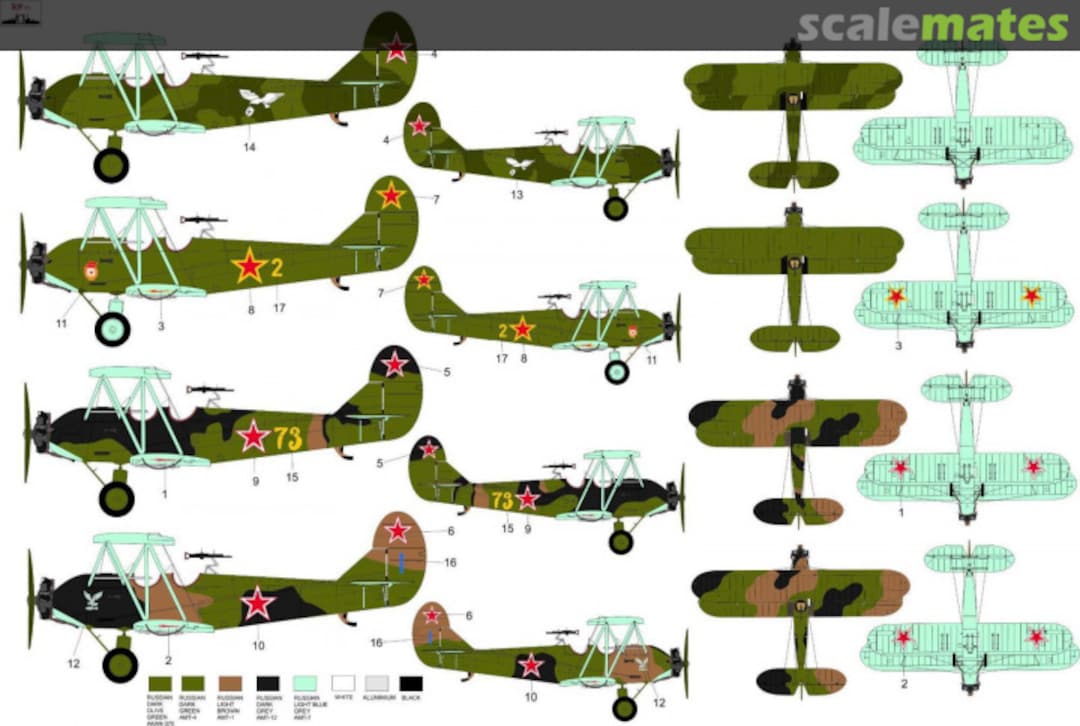 Contents POLIKARPOV PO-2/U-2 - SOVIET PO-2 AT WAR MNFDL72050 ROP o.s.