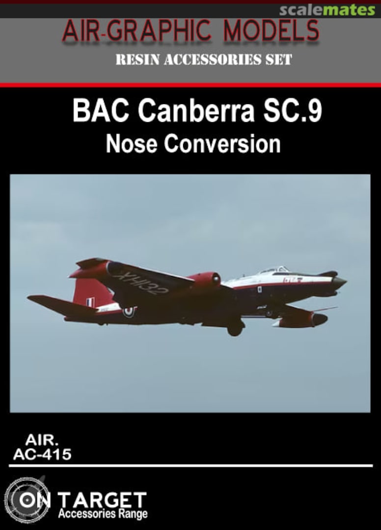 Boxart BAC Canberra SC-9 Nose Conversion AIR.AC-415 Air-Graphic Models