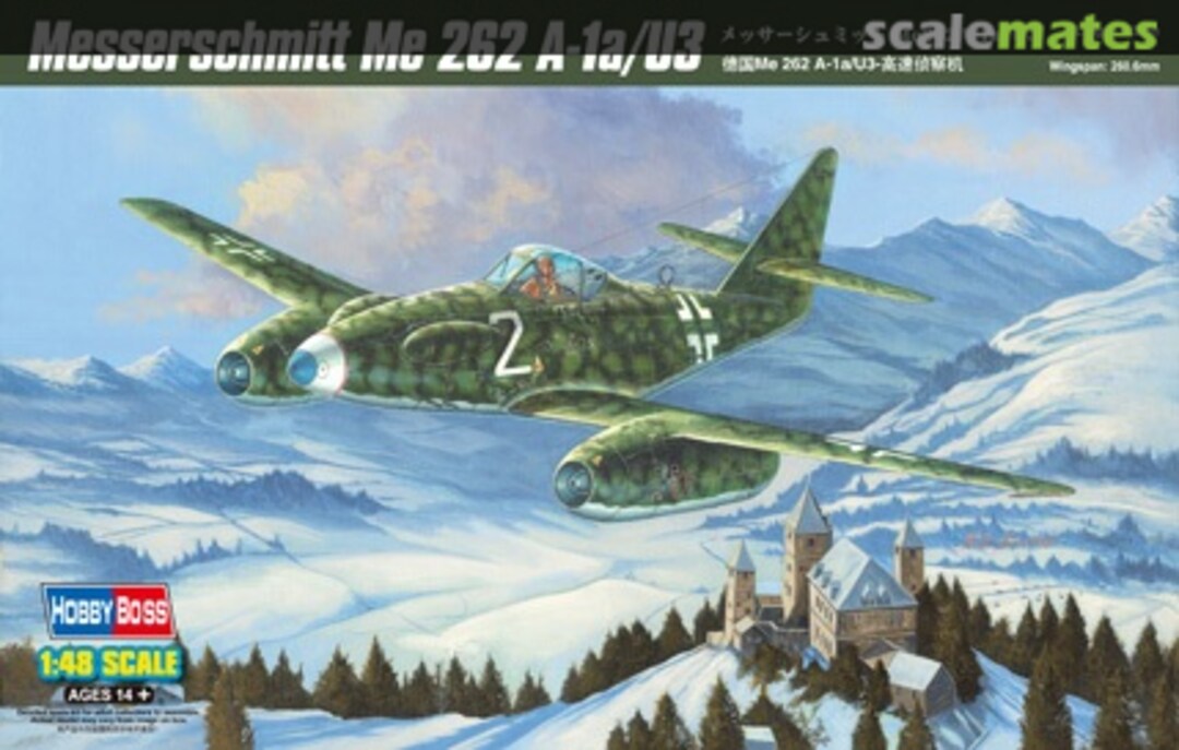 Boxart Messerschmitt Me 262 A-1a/U3 80371 HobbyBoss