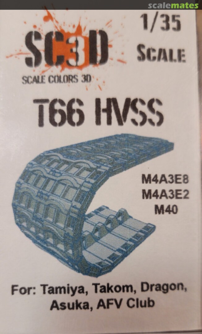 Boxart T66 HVSS Sc3d-21 Scale Colors