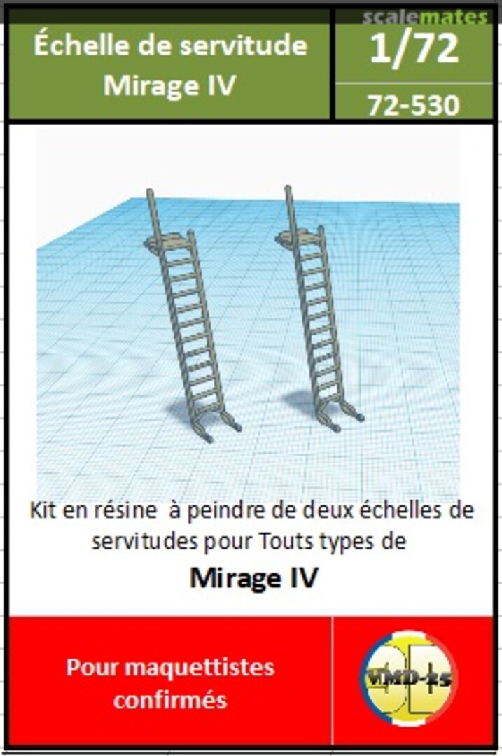 Boxart Echelles de servitude pour Mirage IV A & P 72-530 VMD25_3D