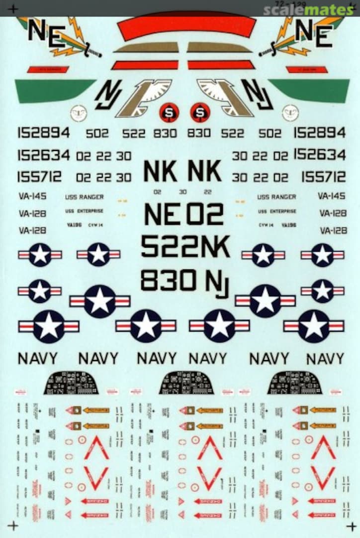 Boxart Grumman A-6 Intruder 72-429 Microscale