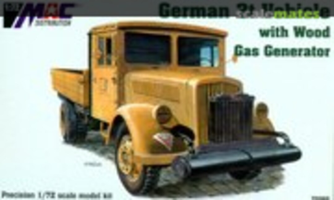 1:72 German 3t Vehicle with Wood Gas Generator (MAC Distribution 72065)