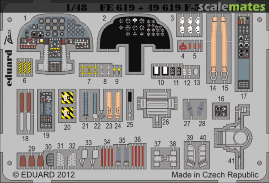 Boxart F-5A interior S. A. 49619 Eduard